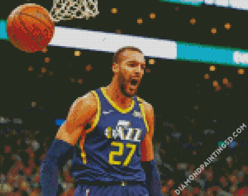 Rudy Gobert Basketballer Diamond Paintings