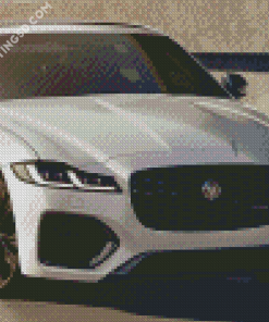 Sport Car Jaguar XF Diamond Paintings