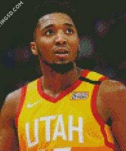 American Basketballer Donovan Mitchell Diamond Paintings