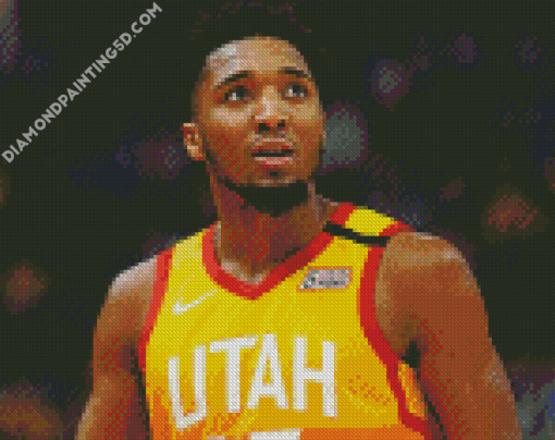 American Basketballer Donovan Mitchell Diamond Paintings