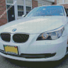 White BMW 355i Car Diamond Paintings