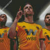 Wolves Football Team Players Diamond Paintings