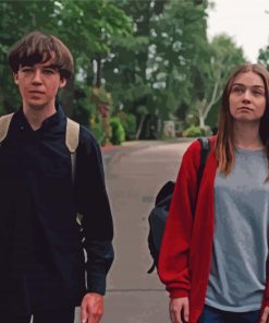 Alex Lawther And Jessica Serie Characters Diamond Paintings