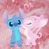 Angel And Stitch Cartoon Diamond Paintings