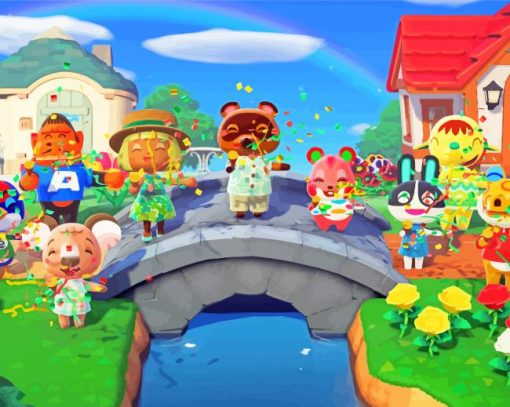 Animal Crossing Game Diamond Paintings