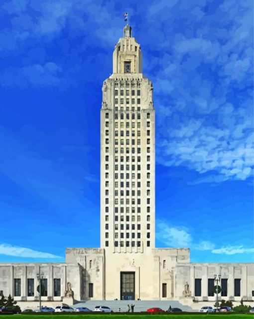 Baton Rouge Building Diamond Paintings