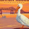 Baton Rouge Louisiana Poster Diamond Paintings