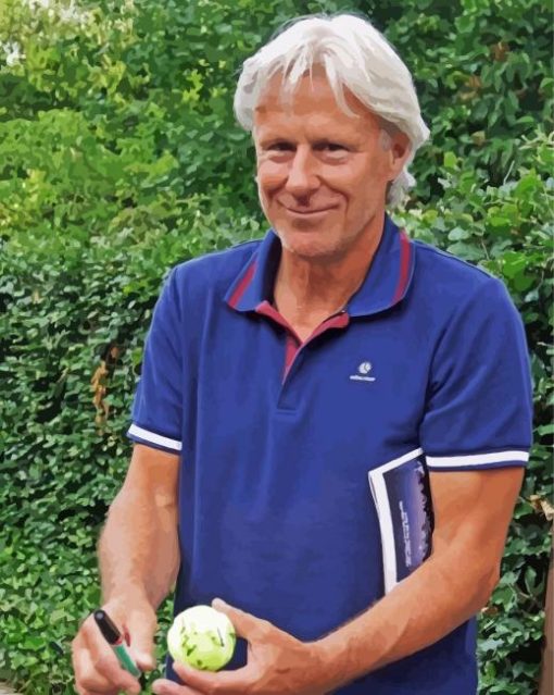 Bjorn Borg Player Diamond Paintings