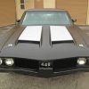 Black 1969 Olds Mobile Car Diamond Paintings