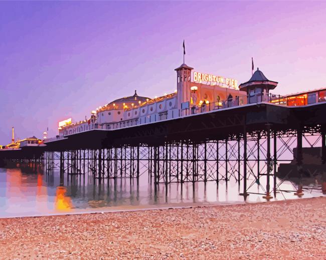 Brighton Pier United Kingdom Diamond Paintings