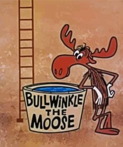 Bullwinkle J Moose Diamond Painting