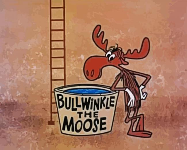 Bullwinkle J Moose Diamond Painting