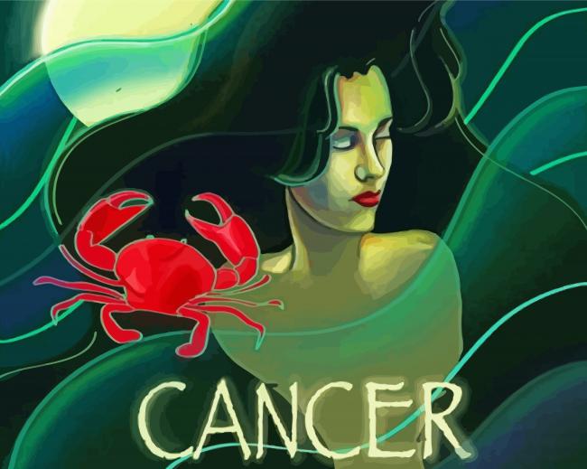 Cancer Lady Diamond Paintings