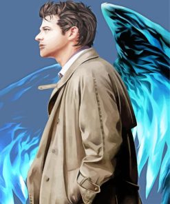 Castiel With Wings Diamond Paintings