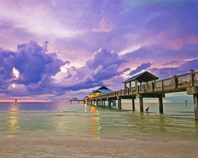 Clearwater Beach Seascape Diamond Paintings