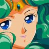 Close Up Sailor Neptune Face Diamond Paintings