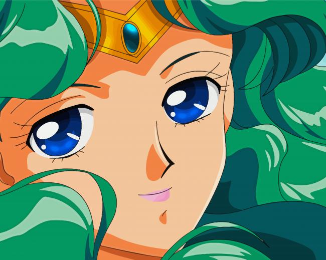 Close Up Sailor Neptune Face Diamond Paintings