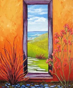 Door To Beach Diamond Paintings