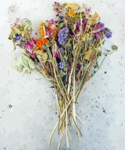 Dried Flowers Bouquet Diamond Paintings