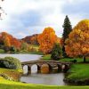 English Countryside In Fall Diamond Paintings