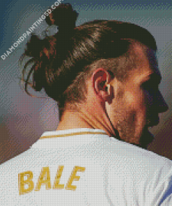 Gareth Bale Player Side Face Diamond Paintings