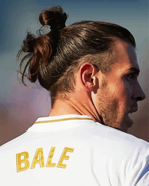 Gareth Bale Player Side Face Diamond Paintings