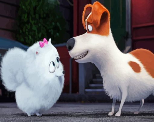 Gidget And Ma The Secret Life Of Pets Diamond Paintings