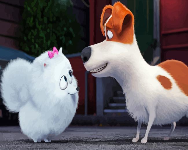 Gidget And Ma The Secret Life Of Pets Diamond Paintings