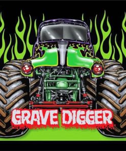 Grave Digger Illustration Diamond Paintings