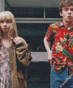 Alex Lawther And Jessica Garden Characters Diamond Paintings