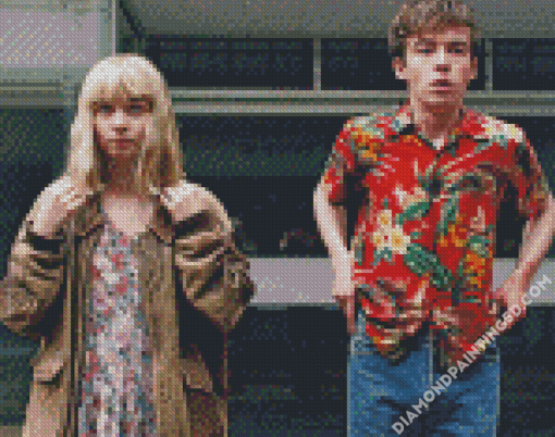 Alex Lawther And Jessica Garden Characters Diamond Paintings