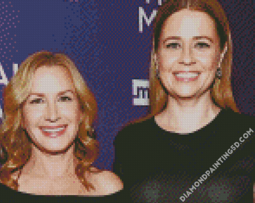 Angela Kinsey And Jenna Diamond Paintings