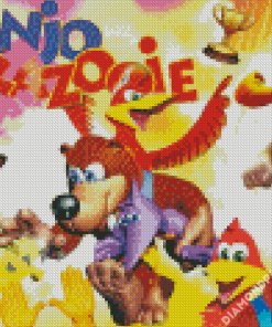 Banjo And Kazooie Game Poster Diamond Paintings