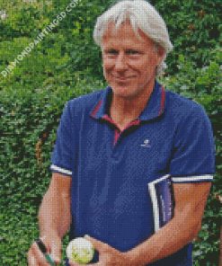 Bjorn Borg Player Diamond Paintings