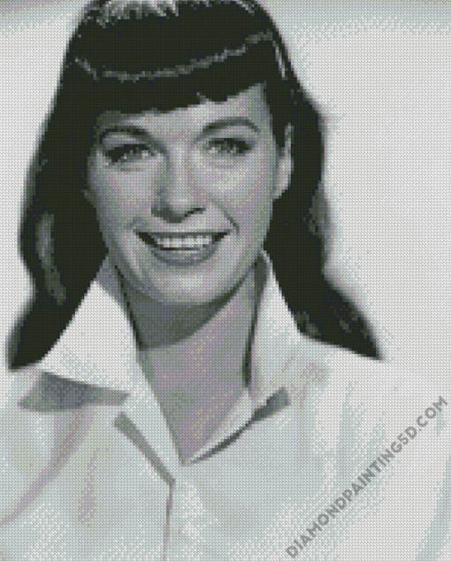 Black And White Bettie Page Diamond Paintings