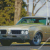 Green 1969 Oldsmobile Diamond Paintings