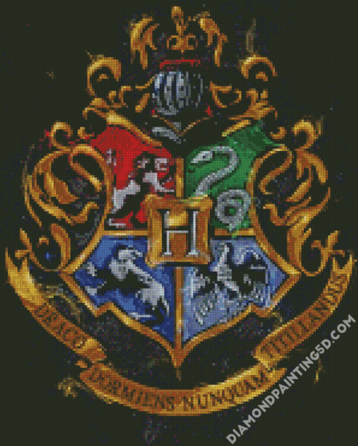 Hogwarts Crest Diamond Paintings