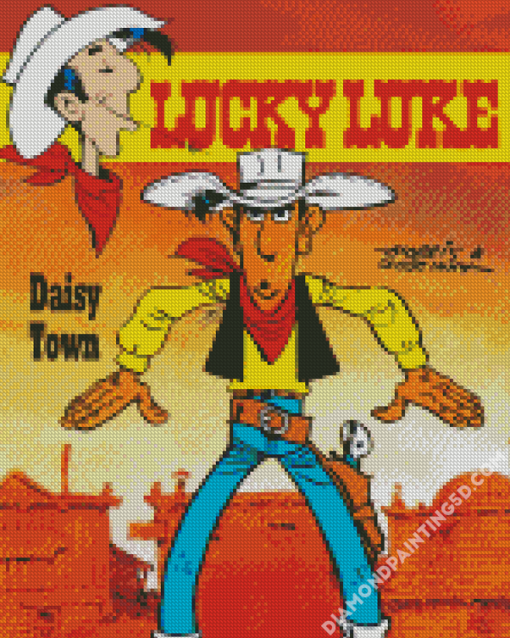 Luky Luke Cartoon Diamond Paintings