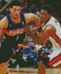 Miami Heat And Phoenix Suns Diamond Paintings