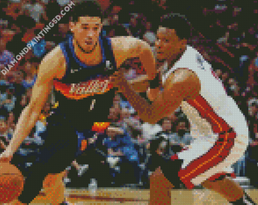 Miami Heat And Phoenix Suns Diamond Paintings