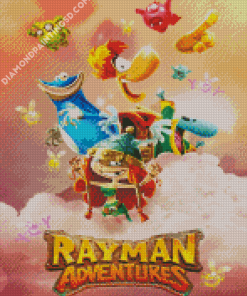 Rayman Adventures Game Diamond Paintings