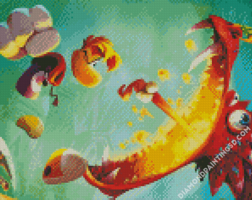 Rayman Game Serie Character Diamond Paintings