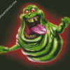 Slimer From Fhostbusters Animation Diamond Paintings