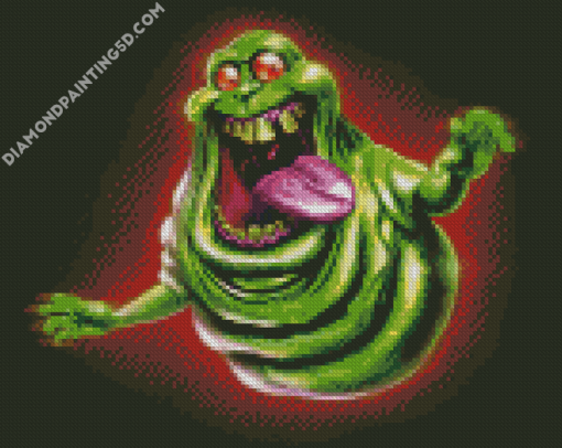 Slimer From Fhostbusters Animation Diamond Paintings