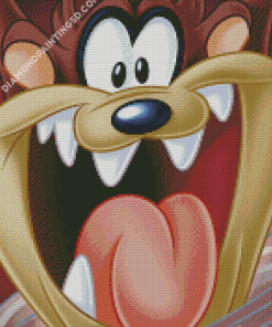 Taz Looney Tunes Animation Diamond Paintings