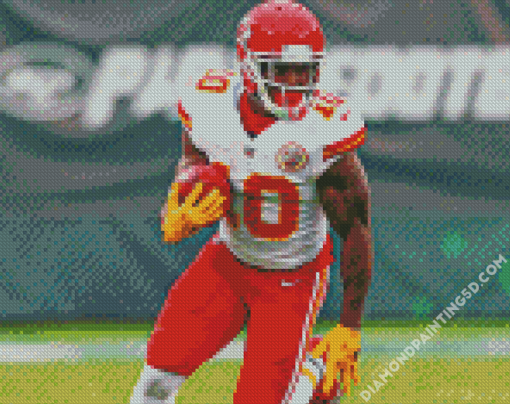 American Football Player Tyreek Hill Diamond Paintings