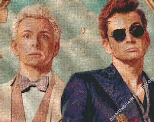 Aziraphale And Crowley Diamond Paintings