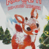 Rudolph The Red Nose Reindeer Diamond Paintings