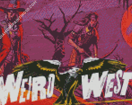 The Weird West Game Diamond Paintings