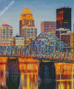 Kentucky Louisiville City Diamond Paintings